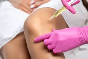 Injections into the Knee for pain relief 